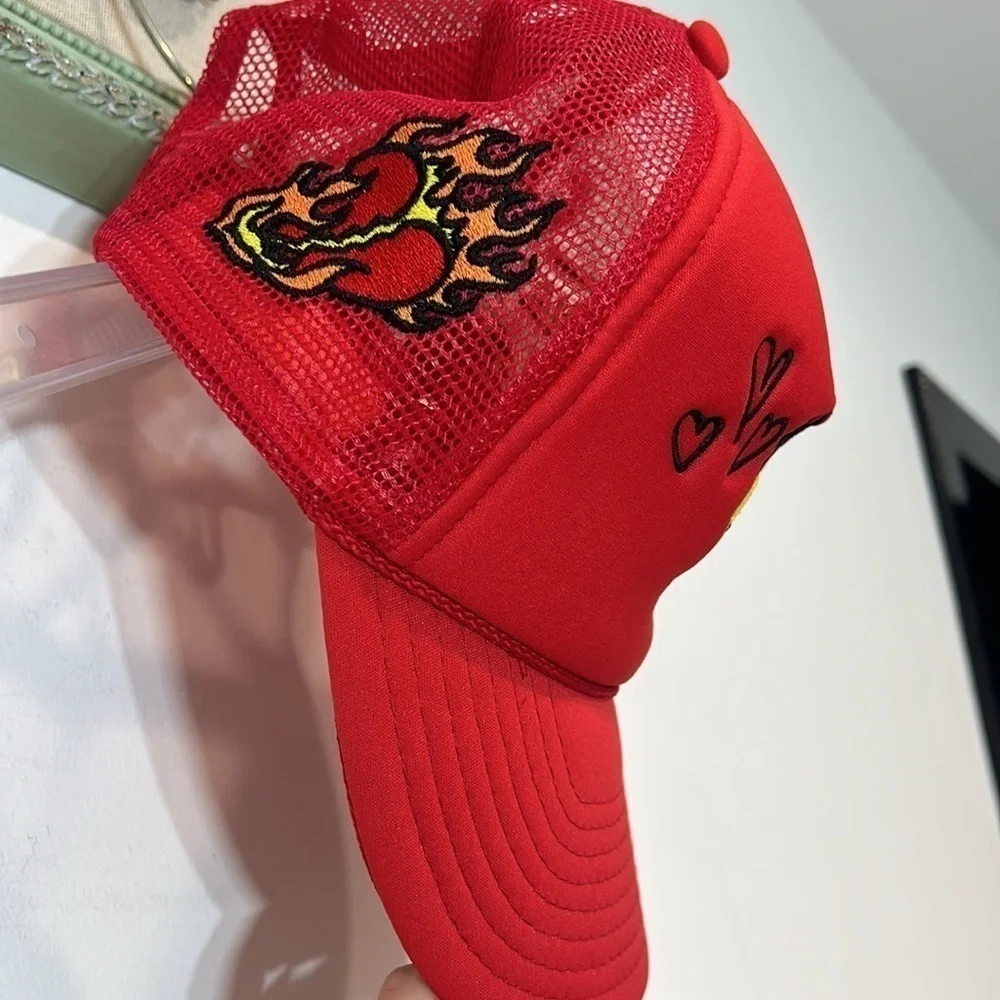 Brand New ROD WAVE merch For The Fans Red Trucker Hat adult one size hat